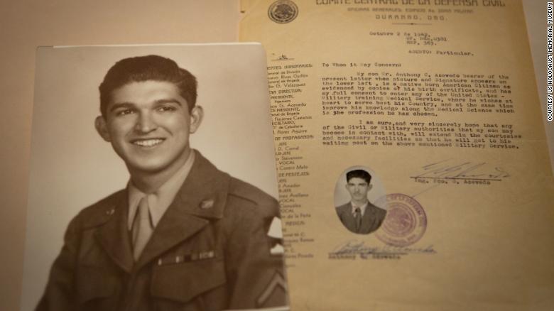 Acevedo said he had an undying love for his country beginning at an early age, and that he was determined to serve his homeland after Pearl Harbor.