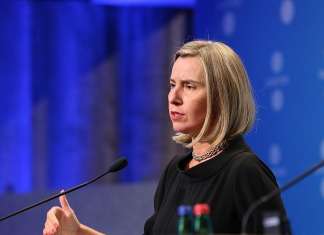 Mogherini: ‘No move of EU representation to Jerusalem until final status of city resolved’ Foreign Affairs chief of the European Union Federica Mogherini. Credit: Annika Haas (EU2017EE) via Flickr.