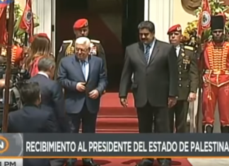 Abbas thanks Venezuela, encourages Latin American nations not to move embassies