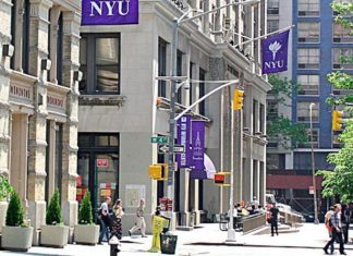 Pro-Israel groups urge president of NYU to act on discriminatory statement A view of New York University’s campus in Greenwich Village. Credit: Wikimedia Commons.