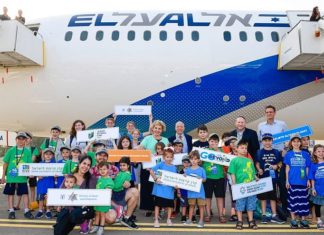 Nefesh B’Nefesh to hold winter ‘aliyah’ fairs in US Children land at Ben-Gurion Airport and are greeted by Nefesh B'Nefesh co-founders Rabbi Yehoshua Fass and Tony Gelbart, as well as Israel's Minister of Aliyah and Integration, Sofa Landver. Credit: Photo by Shahar Azran.