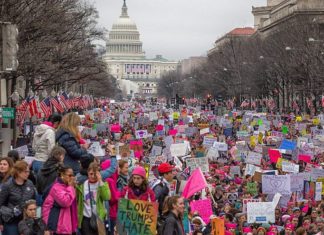 The high price of ‘unity’ in the anti-Trump resistance The Women’s March on Washington, Jan. 21, 2017. Credit: Wikimedia Commons.