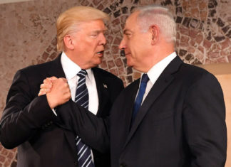 Speculation rife over Trump’s deal, Bibi’s immunity U.S. President Donald Trump and Israeli Prime Minister Benjamin Netanyahu at the Israel Museum in Jerusalem on May 23, 2017. Credit: U.S. Embassy Tel Aviv.