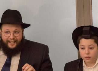 A Passover seder in the heart of the former Warsaw Ghetto Rabbi Shalom Ber Stambler, chief rabbi of Chabad in Poland (pictured with his son Yossi), will host a special Passover seder with the families of ghetto survivors from Israel, Europe and the U.S. Picture by Muzeum Getta Warszawskiego. (EJP)