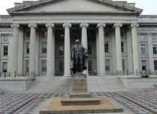 US sanctions two men, three companies for ties to Hezbollah U.S. Department of Treasury headquarters in Washington, D.C. Credit: Benoît Prieur/Wikimedia Commons.