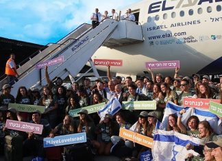 Nefesh B’Nefesh ‘Initiative for Zionist Innovation’ grant applications open New immigrants arrive in Israel, many coming alone to serve in the nation's military. Photo courtesy of Nefesh B'Nefesh.