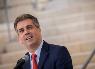 Israeli minister pays first official visit to Sudan since normalization Israeli Intelligence Minister Eli Cohen at a ceremony in Jerusalem on May 18, 2020. Photo by Yonatan Sindel/Flash90.