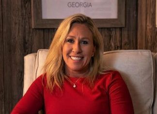 CUFI urges Republicans to reprimand Taylor Greene over anti-Semitic statements Rep. Marjorie Taylor Greene (R-Ga). Source: Twitter.