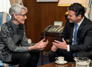 Biden expected to tap more Obama alumni for national security posts Under Secretary for Political Affairs Wendy Sherman with Yossi Cohen, national security adviser to the prime minister of Israel, at the U.S. Department of State in Washington, D.C., on Feb. 18, 2015. Credit: U.S. Department of State.