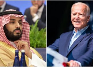 Will a US-Saudi rift affect Israel? Left: Crown Prince Mohammad bin Salman of Saudi Arabia. Right: U.S. President Joe Biden. Source: U.S. State Department/Joe Biden via Facebook.