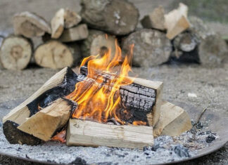 Backyard barbecue at home with the fire pit Fire pits come in all shapes and sizes. Credit: Pixabay.