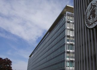 WHO resolution accuses Israel of violating health rights of Palestinians World Health Organization in Geneva, Switzerland. Credit: U.S. Mission Geneva/Eric Bridiers via Flickr.