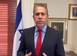 At virtual UN event, Israel commits to phasing out fossil fuels by 2050 Israeli Ambassador to the United Nations and United States Gilad Erdan. Source: Screenshot.