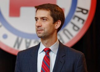 Republican senators introduce bill to ban anti-Semitic country-of-origin labels U.S. Sen. Tom Cotton (R-Ark.). Credit: Flickr.