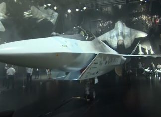 Russia’s new ‘Checkmate’ stealth jet expected to arrive in the Middle East Russia's Checkmate fighter jet on display at the MAKS international air exhibition. Source: Screenshot.