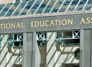 America’s largest teachers union to vote on boycott of Israel, Palestinian statehood View of the main entrance to the National Education Association (NEA). Credit: John M. Chase/Shutterstock.