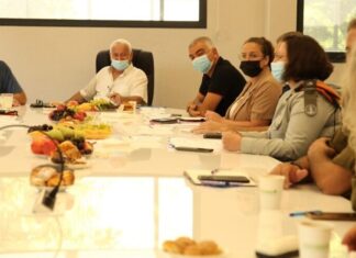 Israeli minister details plans for rocket-proof protection in northern Israeli homes Israel’s Deputy Defense Minister Alon Schuster details plans to local council leaders for rocket-proof protection in Israeli homes near the northern border with Lebanon, Aug. 10, 2021. Credit: Yuval Revah/Gambit Hafakot.