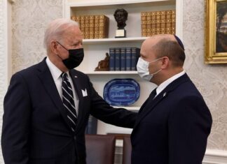 Is this the beginning of a new Cold War between Biden and Israel? U.S. President Joe Biden with Israeli Prime Minister Naftali Bennett in the Oval Office at the White House on Aug. 27, 2021. Source: Israel Embassy/Twitter.