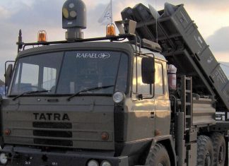 Czech Republic signs $627 million deal for Israeli air-defense missile system Rafael's SPYDER air-defense missile system, September 2008. Credit: Ereshkigal1 via Wikimedia Commons.