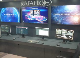Rafael to participate in Dubai Air Show, exhibiting surface-to-air missiles Rafael unveils the Israeli Operational Technologies Cyber Consortium at the GISEC Global 2021 Cyber Security Expo in Dubai on June 1, 2021. Credit: Rafael Defense.