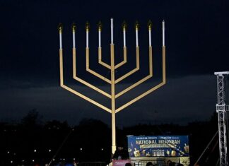 In wake of anti-Semitic incidents, Hanukkah menorah-lightings evoke Jewish pride The National Menorah lighting in Washington, D.C. in 2017. Source: Screenshot.
