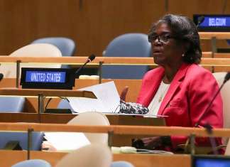 US ambassador criticizes Israel for Sheikh Jarrah eviction in eastern Jerusalem U.S. Ambassador to the U.N. Linda Thomas-Greenfield. Source: Ambassador Linda Thomas-Greenfield via Twitter.