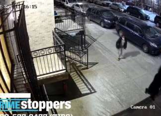 ADL offers $7,500 for arrest in connection to two assaults in Brooklyn on Shabbat Security footage capturing an assailant attacking two Jewish men in the Williamsburg section of Brooklyn, N.Y., Feb. 5, 2022. Source: Screenshot.