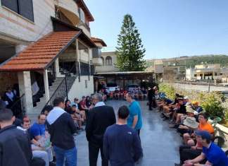 Efrat high school makes pointed stop to visit family of murdered Druze officer A group of students from the Derech Avot High School of Ohr Torah Stone educational network in Efrat visited the home of a Druze police officer, 19-year-old Yazan Falah, who was killed in a terror attack in Hadera on March 27, 2022. Credit: Courtesy of Ohr Torah Stone.