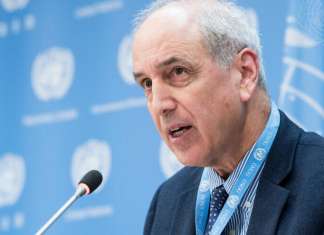 UN Human Rights Council report accuses Israel of apartheid U.N. Special Rapporteur Michael Lynk. Credit: U.N. Photo/Kim Haughton.