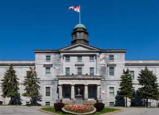 McGill administrators push back against student passage of Palestine Solidarity Policy McGill University main building. Credit: Awana JF/Shutterstock.