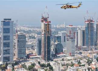 IAF’s Independence Day flyover sees range of aircraft over tens of cities The Israeli Air Force held a celebratory flyover to mark Israel's 74th Independence Day with formations of F-15s, F-16s, F-35s, transport helicopters, transport planes and unmanned aerial vehicles over a number of Israeli cities on May 5, 2022. Credit: IDF Spokesperson's Unit.