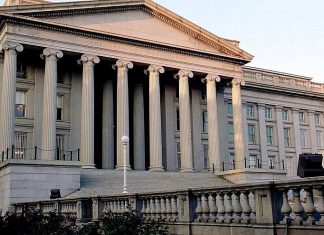 US Treasury targets Hamas investment portfolio with sanctions U.S. Department of Treasury headquarters in Washington, D.C. Credit: Wikimedia Commons.