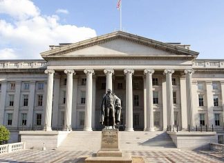 US Treasury targets Russian-backed Iranian oil-smuggling network U.S. Department of Treasury headquarters in Washington, D.C. Credit: Wikimedia Commons.