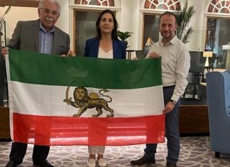 Anti-regime Iranian activists visit Israel to garner support and spread awareness From left: Amir Hamidi, former U.S. attaché in the United Arab Emirates; Zohreh Mizrahi, president of the Persian American Civic Action Network (PACAN); and Alex Selsky of the Israeli Victory Project. Credit: Courtesy.