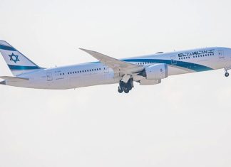 El Al captain tells passengers: ‘Holocausts can happen in dictatorships’ An El Al airliner takes off from Ben-Gurion Airport. Oct. 25, 2021. Photo by Yossi Aloni/Flash90.