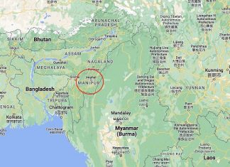 Caught in violence in northeast India, Bnei Menashe face ‘appalling’ conditions Map of designated area in northeast India where the Bnei Menashe live. Source: Google Maps.