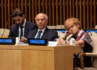 Giving ‘progressive’ antisemites the benefit of the doubt Photo: Rabbi Arthur Schneier and Deborah Lipstadt attend an “Efforts on Combating Antisemitism” briefing at United Nations Headquarters in New York City on June 15, 2022. Credit: Lev Radin/Shutterstock.