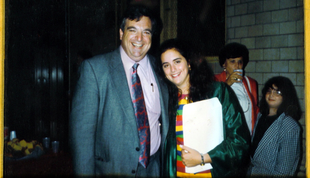 Stephen M. Flatow with his daughter, Alisa