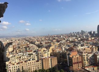 Barcelona mayor cancels meeting with Israeli official sans explanation Barcelona's skyline seen from atop the Basílica de la Sagrada Família, 2016. Photo by Menachem Wecker/JNS.