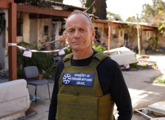 ‘Woke Marxist ideology pervades major Canada institutions’ Former Canadian Cabinet minister Stockwell Day visits Kibbutz Kfar Aza, where Hamas terrorists murdered 79 persons and kidnapped 118 others, Jan. 10, 2024. Photo: Courtesy.