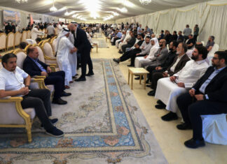 Under US pressure to expel Hamas, Qatar keeps double-dealing Mourners attend the funeral of slain Hamas chief Ismail Haniyeh in the Qatari capital Doha on Aug. 2, 2024. Photo by Mahmud Hams/AFP via Getty Images.