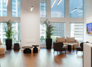 Nefesh B’Nefesh opens Tel Aviv aliyah center The lobby at the Nefesh B'Nefesh Tel Aviv Center. Photo by Shay Azulay/LUZ photography.