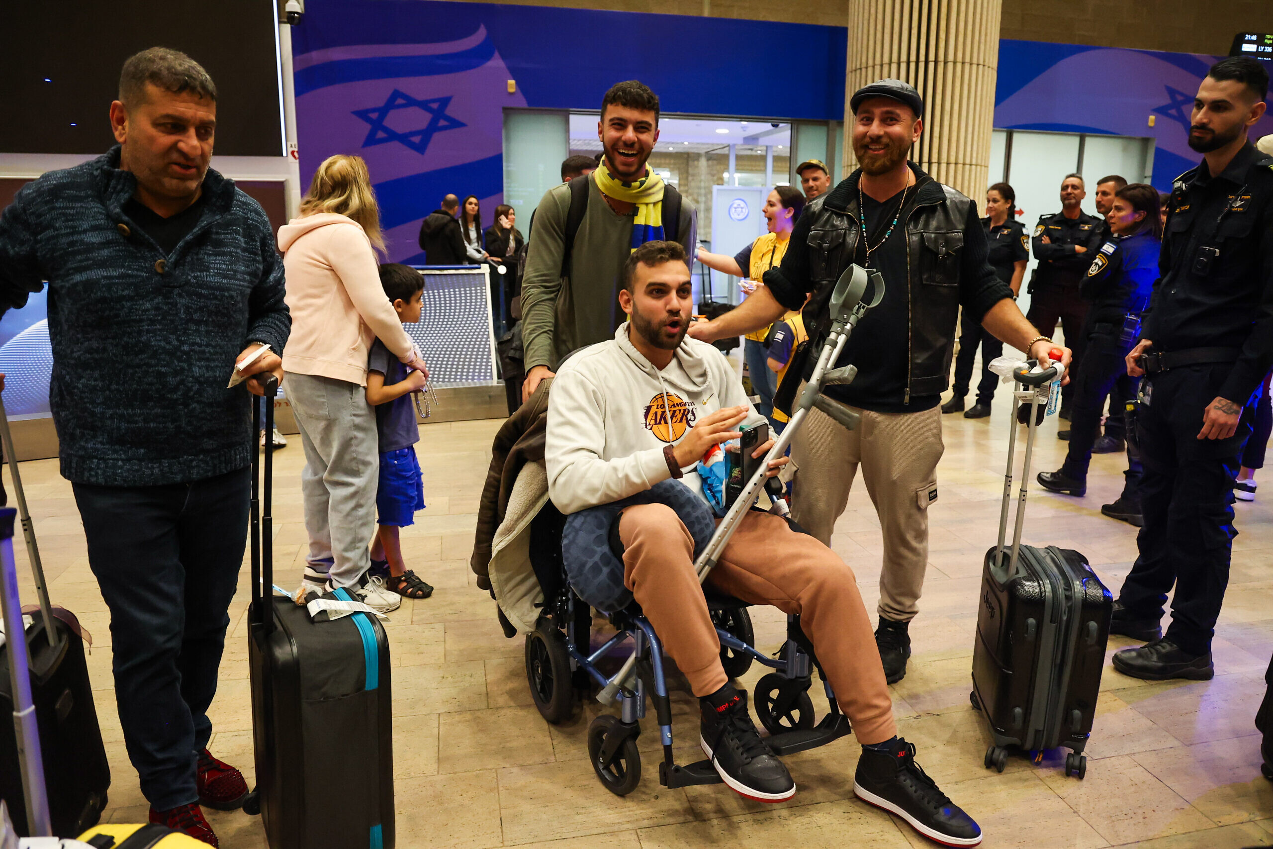 Israel Soccer Fans Return From Amsterdam