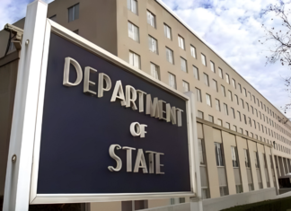 Palestinians sue State Department over aid to Israel The U.S. Department of State in Washington. Credit: State Department via Wikimedia Commons.