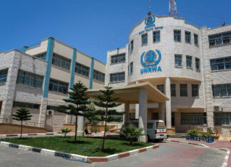 ‘NY Times’ confirms Hamas presence in UN schools The U.N. Relief and Works Agency (UNRWA) building in the southern Gaza Strip on July 26, 2018. Photo by Abed Rahim Khatib/Flash90.