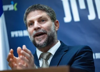 Smotrich: Renewed fighting in Gaza will be ‘completely different’ Finance Minister Bezalel Smotrich leads a faction meeting of his Religious Zionism Party at the Knesset, the Israeli parliament in Jerusalem, March 17, 2025. Photo by Yonatan Sindel/Flash90.