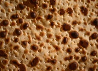 Drawing hope from Passover’s message Passover matzah, 2024. Photo by Mendy Hechtman/Flash90.