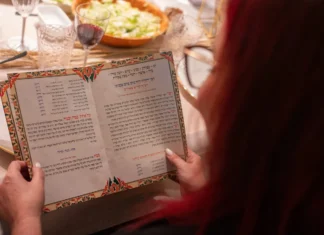 Passover: Long division and a short memory An Israeli family reading the Haggadah at a Passover Seder, April 22, 2024. Photo by Chen Leopold/Flash90. April 22, 2024.