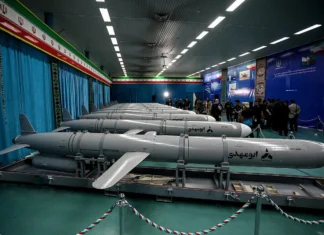 President Trump and his Tehran balancing act Iranian induction ceremony for the Abu Mahdi Cruise missile, July 24, 2023. Credit: Mohsen Ranginkaman/Mehr News Agency via Wikimedia Commons.
