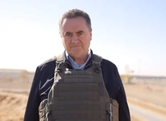 Katz: ‘Either Hamas releases the hostages, or it will be destroyed’ Defense Minister Israel Katz touring the Gaza Strip, Dec. 25, 2024. Credit: GPO.